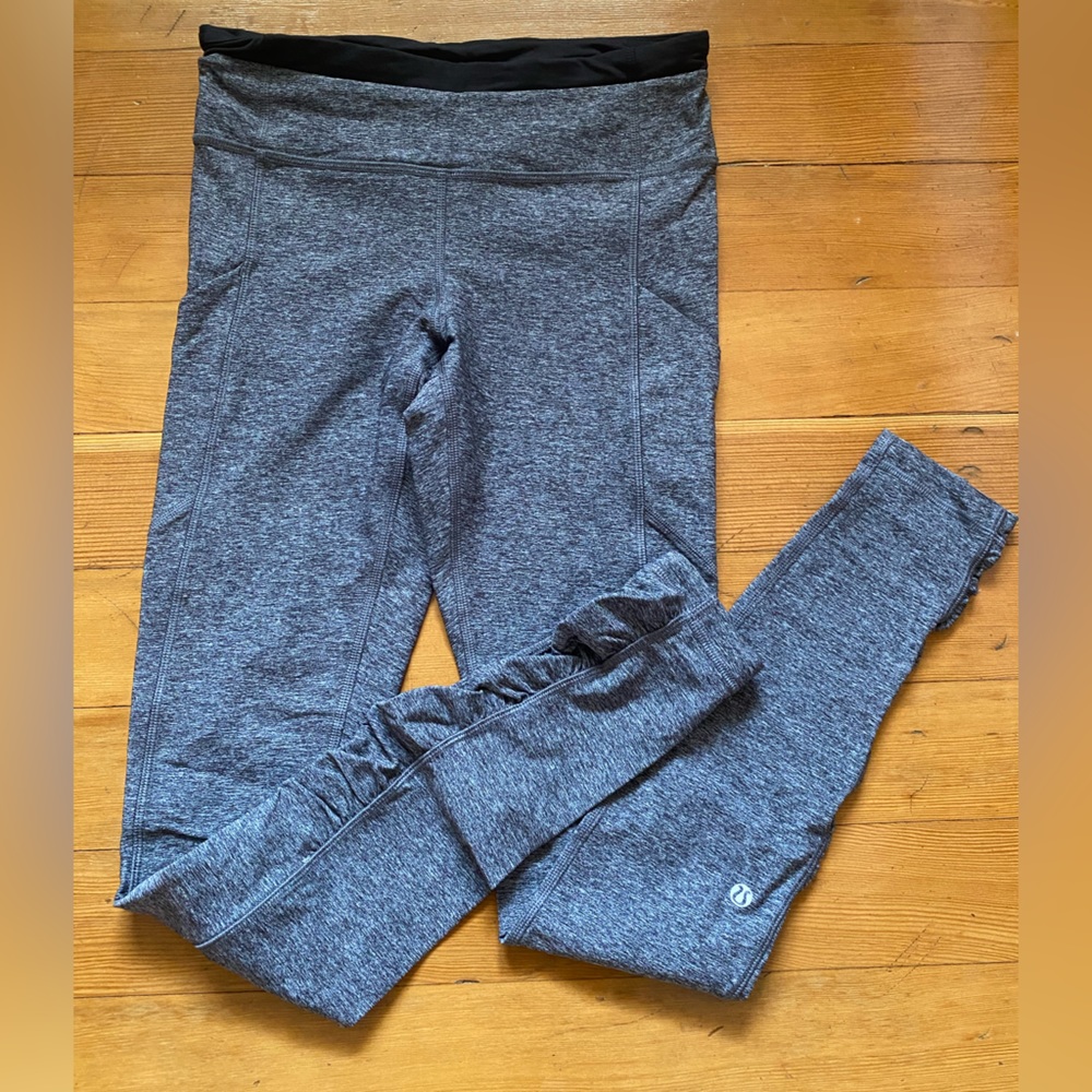 LULULEMON Heather Gray leggings 4